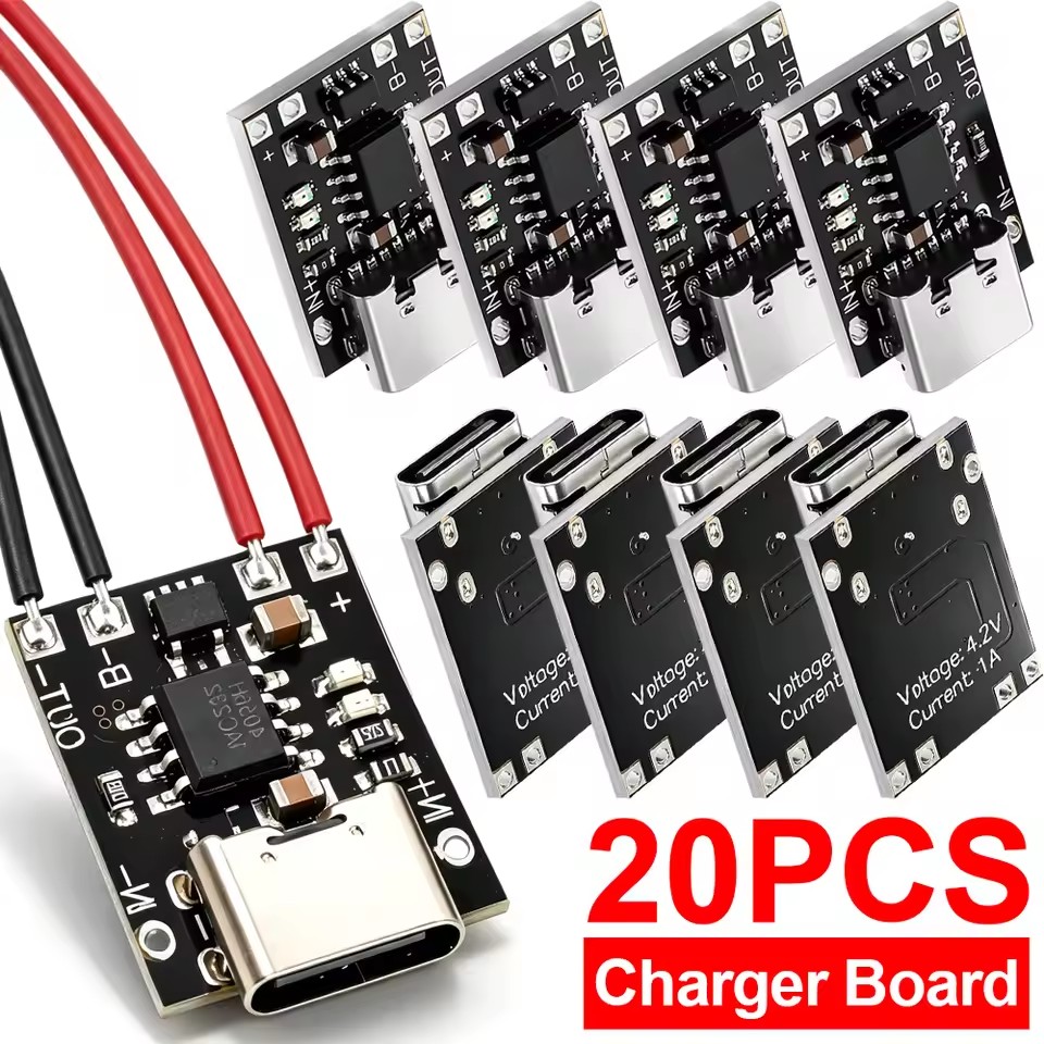 Type-C Charging Board with Pro - Li Ion Charger Module review and price