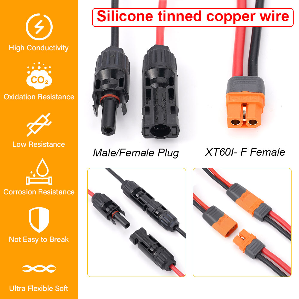 1/2/3/6M XT60 12AWG XT60i-F Fe - Ipex Connector review and price
