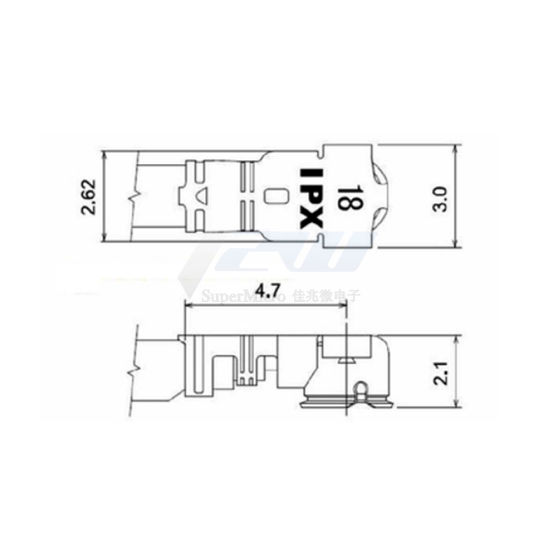 RF U.FL/IPX IPX1 UFL to RP-SMA - Ipex Connector review and price