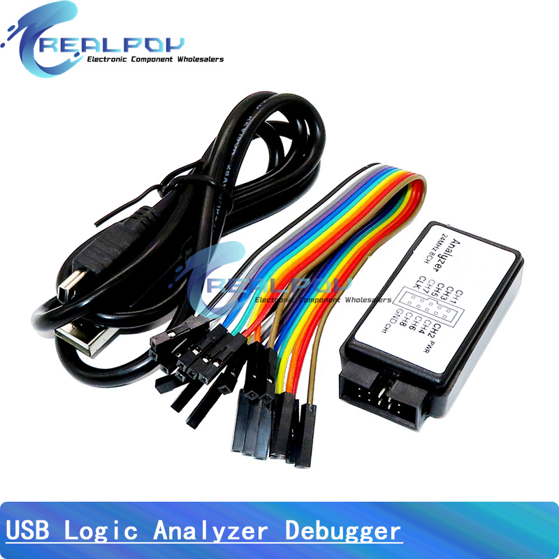 USB Logic Analyzer 24MHz 8 Cha - Breadboard 400 Point review and price