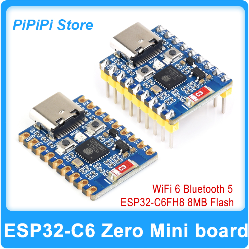 ESP32-C6 Zero Super Mini Devel - Antenna 2.4Ghz review and price
