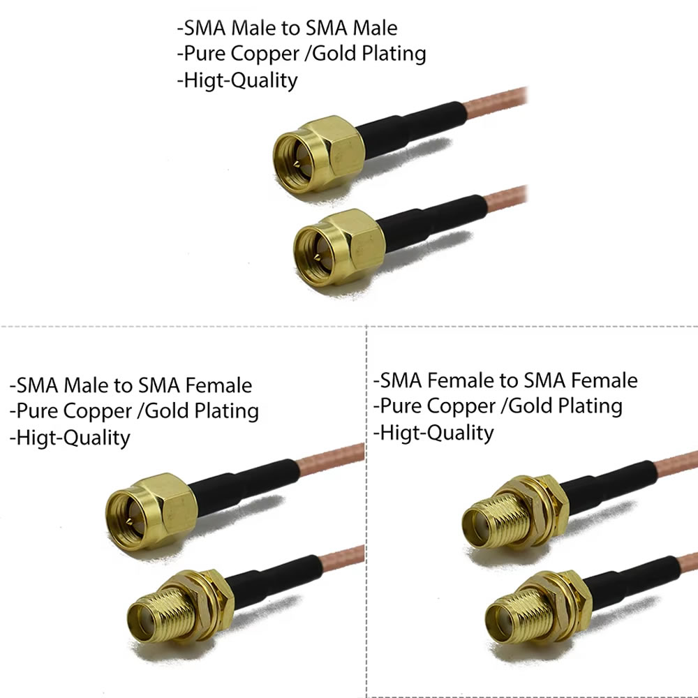 Premium RG316 SMA to SMA Male  - Jumper Wire Kit review and price