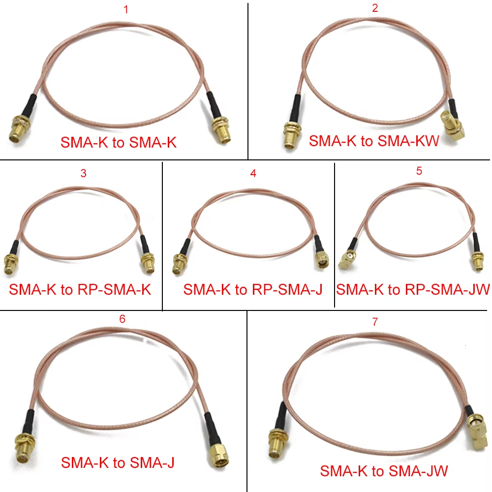 RG316 SMA to SMA/RP SMA Male P - Jumper Wire Kit review and price