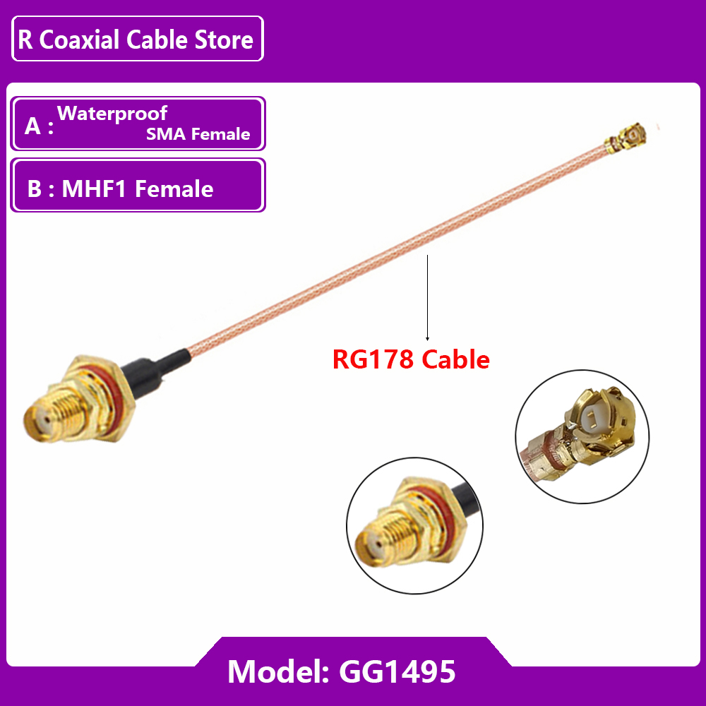 1PC UFL u.FL MHF Female to SMA - Ipex Connector review and price