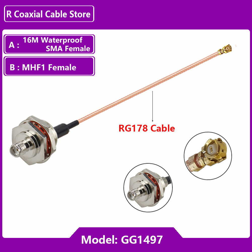 1PC UFL u.FL MHF Female to SMA - Ipex Connector review and price